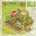 Pastoral Farm Series – 3D Miniature Sticker Scenes - 4 Theme Sets: Animal Farm | Vegetable Farm | Flower Farm | Fruit Farm