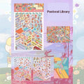 Pastoral Town Series – 3D Miniature Sticker Scenes - 4 Theme Sets: Pastoral Farm | Gold Heist | Pastoral Ranch | Pastoral Library