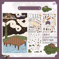 Original 2.0 Plus – 3D DIY Miniature Sticker Scenes - 4 Theme Sets: Cinderella's Story | Ward 444 Mysteries | The End is Nigh | Museum Magic Night