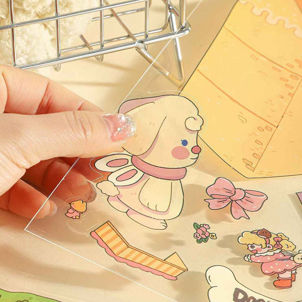 Original Plus 4-Theme 3D DIY Miniature Sticker Scenes: Snow Camping | Bone Street | Milky Supermarket | Milky Station