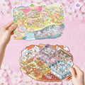Fun World – 3D DIY Miniature Sticker Scenes - 2 Theme Sets: Chocolate Factory | Rainbow Fairyland