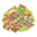 Easter Bunny Series – 3D DIY Miniature Sticker Scenes - 4 Theme Sets: Easter Lawn | Easter Party | Bunny Magic World | Bunny Farm