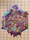 Plus Series – 3D Miniature Sticker Scenes - 2 Theme Sets: Carrot Factory | Chocolate Factory