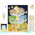 Plus Cute Tenants – 3D Miniature Sticker Scenes - 2 Theme Sets: Eleven Families | Time Magic