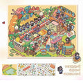 Plus Food Festival – 3D Miniature Sticker Scenes - 2 Theme Sets: Private Hot Spring | Food Festival