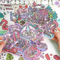 Plus Childlike World – 3D Miniature Sticker Scenes - 2 Theme Sets: Childlike World | Happy Land