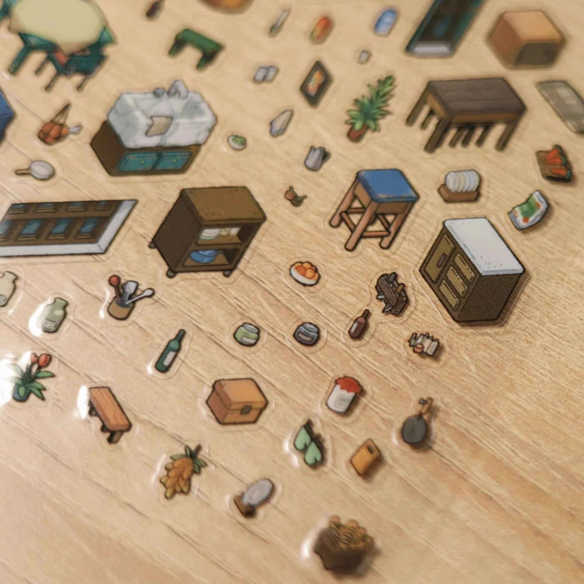 Original 3D Stickers - Dream Town Series: 4 Theme Sets - Outdoor Camping | Dream Cottage | Dream Treehouse 1.0 | Dream Treehouse 2.0