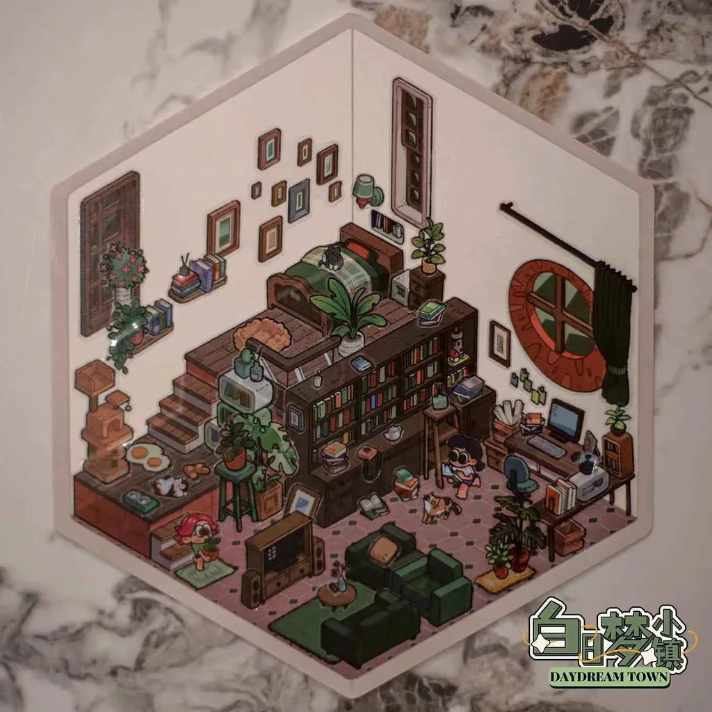 Original 3D Stickers - Dream Town Series: 4 Theme Sets - Outdoor Camping | Dream Cottage | Dream Treehouse 1.0 | Dream Treehouse 2.0