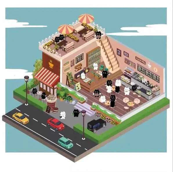 Mystery Town 3D Room Stickers - All 3 Themes: Coffee Shop | Happy Farming | Dream House