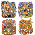 Halloween Ghost Party 3D Sticker Scenes | 4 Theme Sets: Halloween Party | Ghost Candy House | Ghost Feast | Ghost Concert