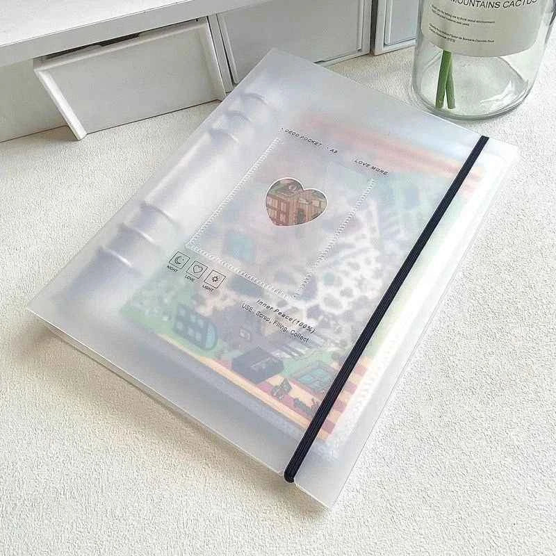 A4 A5 Loose-Leaf Scene Sticker Storage Album - for 3D Room Stickers, Polaroids, Postcards, and Journaling Cards