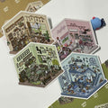 Cute Home 3D Isometric Room Stickers - 4 Theme Sets: Bedroom | Apartment | Kitchen | Living Room
