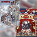 Chainsaw Horror – 3D Miniature Scene Stickers – 2 Theme Sets: Chainsaw Lab | Puppet Theater