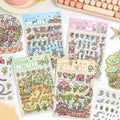 Mystical Bottle World – 3D Isometric Room Stickers Scene 4 Themes: Underwater Castle | Treehouse | Crystal Amusement Park | Green House