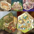 Dream House – 3D Sticker Scenes - 5 Theme Sets: Tree House | Wooden House | Vintage Clothing | Cozy House | Happy House