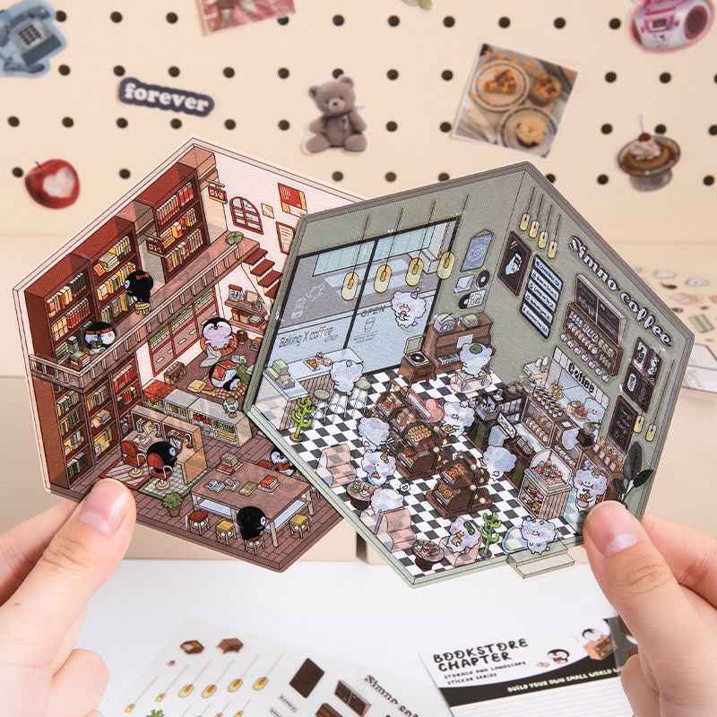 3D Stickers Scene - All 16 Themes | Version 1.0, 2.0, 3.0, 4.0 Sets