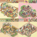 The Best Friends Party – 3D Sticker Scenes - 4 Theme Sets: Sisters Party | Study Party | Birthday Party | Villa Party