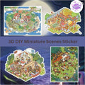 Sweet Moments – 3D Sticker Scenes - 4 Theme Sets: Cat Sky Island | Ghost House | RV Camping | Traditional Tavern