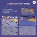 Eighteen Impressions 4.0 – 3D Miniature Sticker Scenes - 4 Theme Sets: A Day in Music Town – Morning | Noon | Afternoon | Evening