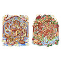 Plus The Little Prince 12.0 – 3D Miniature Sticker Scenes - 2 Theme Sets: Rose Garden | Geographer