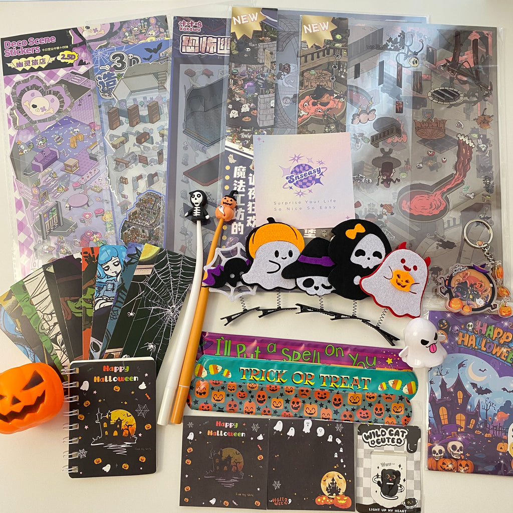 "Ghost Party" Scene Sticker Box
