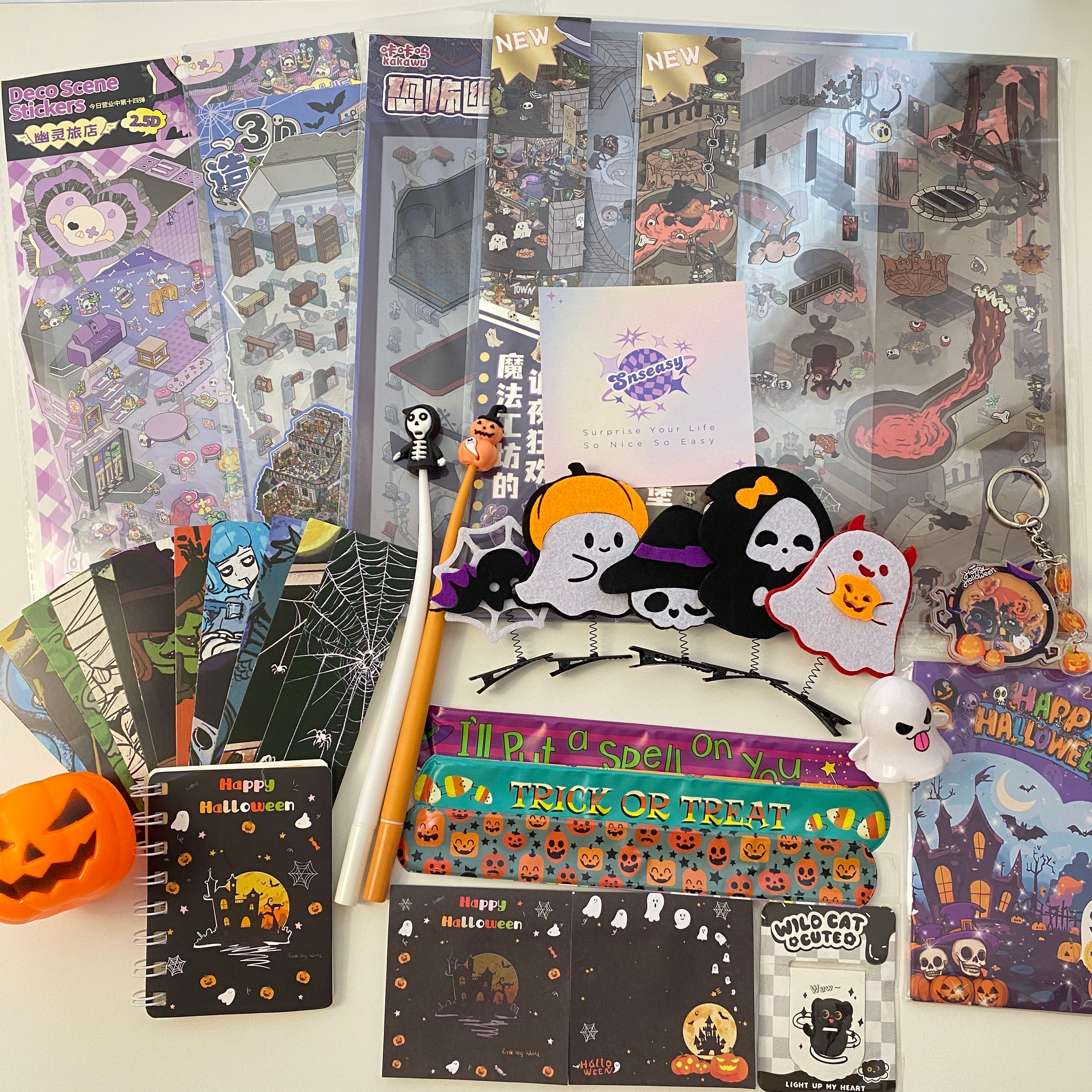 "Ghost Party" Scene Sticker Box