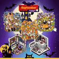 "Ghost Party" Scene Sticker Box