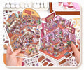 Weekend Retreat – Plus Size 3D Miniature Scene Stickers – 2 Theme Sets: Art Museum | Beauty Boutique